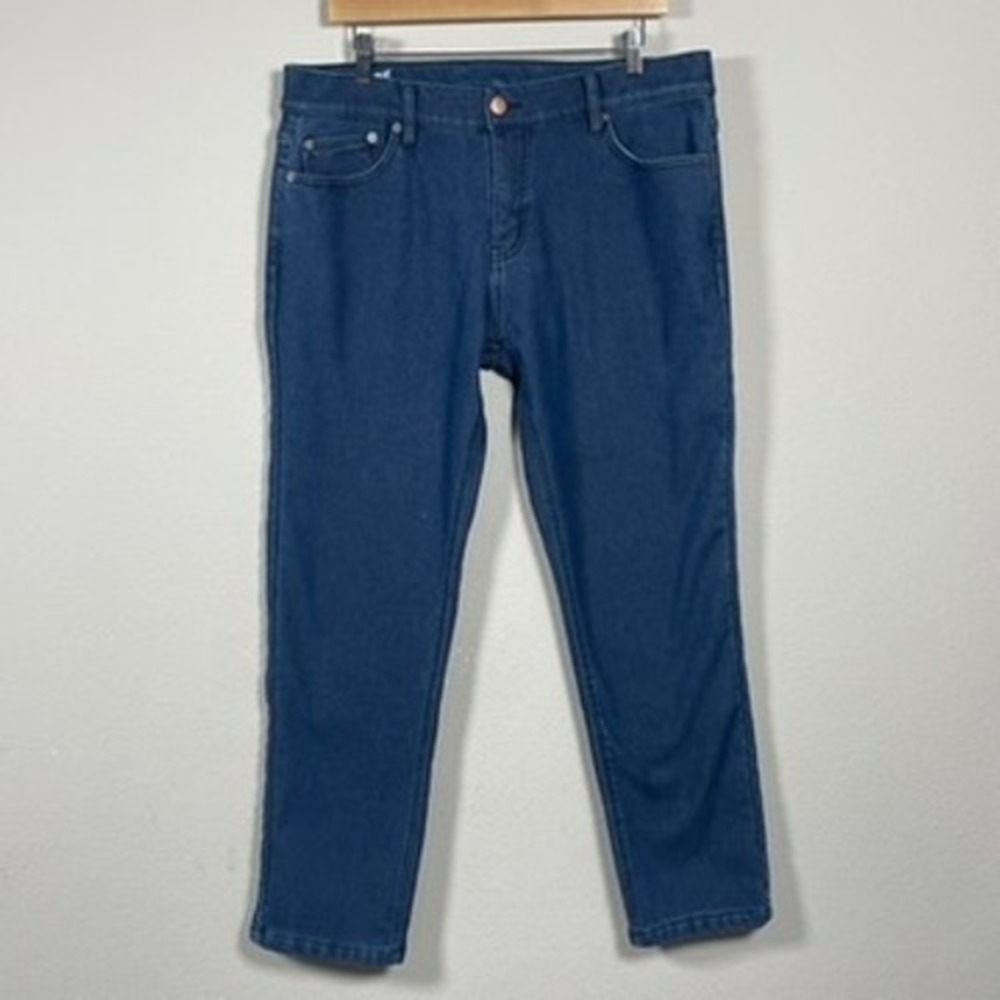 Mugsy Arctics Jeans Men 36x30 Blue Flannel Lined Denim Pants Gorpcore Outdoor